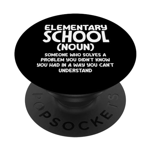 Grundschullehrer Schule Substantiv Problemlöser Spaß PopSockets Klebender PopGrip Grundschullehrer Schule Substantiv Problemlöser Spaß PopSockets Klebender PopGrip von Dedicated Educators Elementary Teaching Gifts