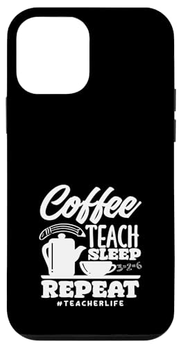 Grundschullehrerin Coffee Teach Sleep Repeat Hülle für iPhone 12 mini Grundschullehrerin Coffee Teach Sleep Repeat Hülle für iPhone 12 mini von Dedicated Educators Elementary Teaching Gifts