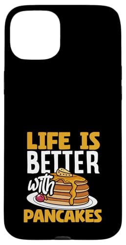 Das Leben ist besser mit Pfannkuchen Breakfast Love Hülle für iPhone 15 Plus Das Leben ist besser mit Pfannkuchen Breakfast Love Hülle für iPhone 15 Plus von Dedicated Fans of Pancakes and Sweet Mornings Gift
