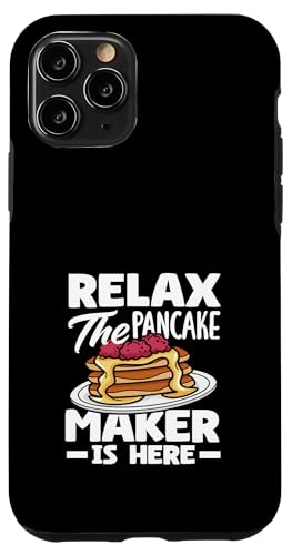 Entspann dich, der Pfannkuchenhersteller ist da, Pfannkuchen, Spaß Hülle für iPhone 11 Pro Entspann dich, der Pfannkuchenhersteller ist da, Pfannkuchen, Spaß Hülle für iPhone 11 Pro von Dedicated Fans of Pancakes and Sweet Mornings Gift