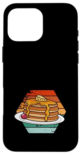 Frühstückspfannkuchen im Retro-Stil Hülle für iPhone 16 Pro Max Frühstückspfannkuchen im Retro-Stil Hülle für iPhone 16 Pro Max von Dedicated Fans of Pancakes and Sweet Mornings Gift