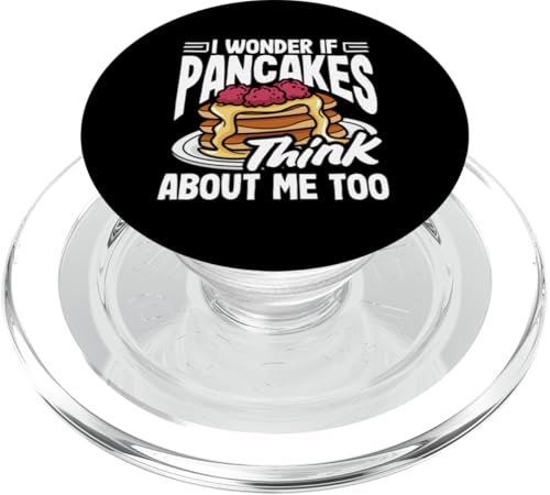 Ich frage mich, ob Pfannkuchen auch an mich denken PopSockets PopGrip für MagSafe Ich frage mich, ob Pfannkuchen auch an mich denken PopSockets PopGrip für MagSafe von Dedicated Fans of Pancakes and Sweet Mornings Gift