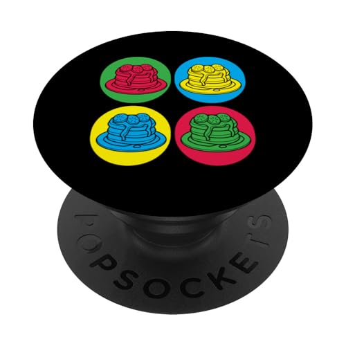 Pancakes Vibrant Pop Art Frühstücksgenuss PopSockets Klebender PopGrip Pancakes Vibrant Pop Art Frühstücksgenuss PopSockets Klebender PopGrip von Dedicated Fans of Pancakes and Sweet Mornings Gift
