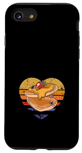 Pfannkuchen Herz mit Beeren und Sirup Liebe Hülle für iPhone SE (2020) / 7 / 8 von Dedicated Fans of Pancakes and Sweet Mornings Gift