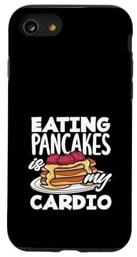 Pfannkuchen essen ist mein Cardio-Genuss Hülle für iPhone SE (2020) / 7 / 8 von Dedicated Fans of Pancakes and Sweet Mornings Gift