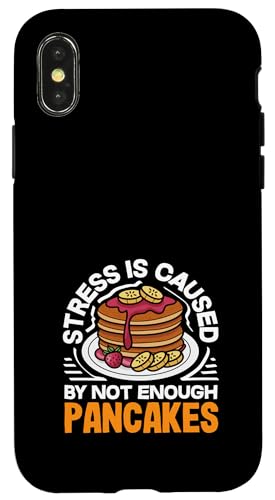 Stress wird durch nicht genug Pfannkuchen verursacht Hülle für iPhone X/XS Stress wird durch nicht genug Pfannkuchen verursacht Hülle für iPhone X/XS von Dedicated Fans of Pancakes and Sweet Mornings Gift
