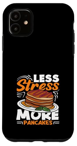 Weniger Stress Mehr Pfannkuchen Happiness Stack Hülle für iPhone 11 Weniger Stress Mehr Pfannkuchen Happiness Stack Hülle für iPhone 11 von Dedicated Fans of Pancakes and Sweet Mornings Gift