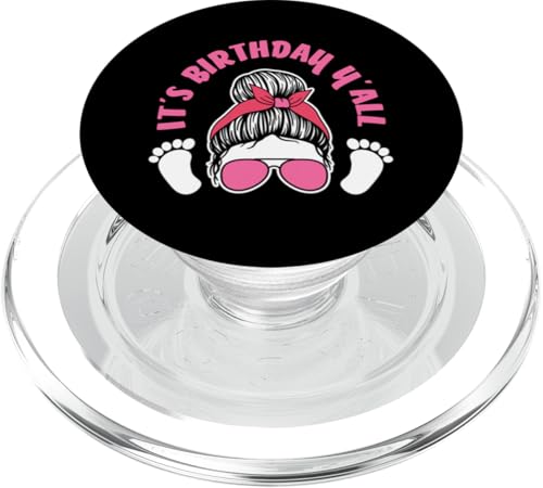Hebamme It's Birthday Y'all Fun Vibes PopSockets PopGrip für MagSafe von Dedicated Midwives and Maternal Health Gifts