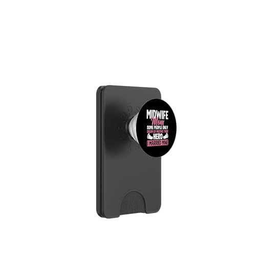 Hebamme Mom Hero I Married Mine Design PopSockets PopWallet für MagSafe von Dedicated Midwives and Maternal Health Gifts