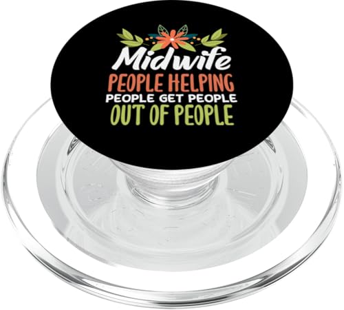 Hebammen helfen Menschen herauszuholen PopSockets PopGrip für MagSafe von Dedicated Midwives and Maternal Health Gifts