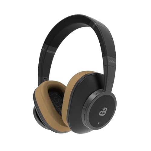 DeeBee DB-Pulse-BLC Bluetooth-Kopfhörer, Over-Ear, Active Noise Cancelling, 40 Stunden Akkulaufzeit, 40-mm-Treiber, Schwarz, mit austauschbarem Polster DeeBee DB-Pulse-BLC Bluetooth-Kopfhörer, Over-Ear, Active Noise Cancelling, 40 Stunden Akkulaufzeit, 40-mm-Treiber, Schwarz, mit austauschbarem Polster von DeeBee