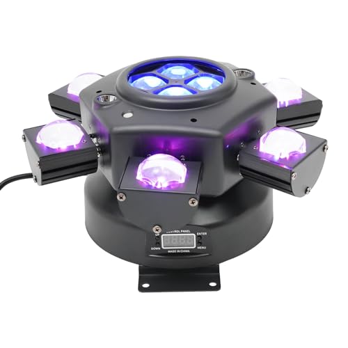 Moving Head 150W, Bühnenlicht DMX512 4 Farben 2 Lichtquellen mit Bildschirm Discolicht Partylicht für Hochzeiten Geburtstagsfeiern Bankette Bar Konzerte Moving Head 150W, Bühnenlicht DMX512 4 Farben 2 Lichtquellen mit Bildschirm Discolicht Partylicht für Hochzeiten Geburtstagsfeiern Bankette Bar Konzerte von DeeDuud