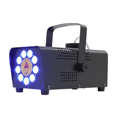 Nebelmaschine 500W, Rauchmaschine mit 12 Farben und 3 Auto-Modus Lichteffekte 9 LED, Mini Nebel Maschine für Bühnen Ballsäle Bar KTV Geburtstagsfeiern Familienfeiern Freizeitbar Nebelmaschine 500W, Rauchmaschine mit 12 Farben und 3 Auto-Modus Lichteffekte 9 LED, Mini Nebel Maschine für Bühnen Ballsäle Bar KTV Geburtstagsfeiern Familienfeiern Freizeitbar von DeeDuud