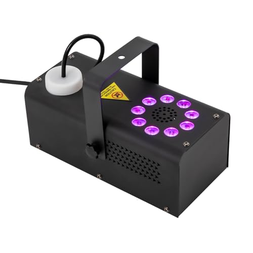 Nebelmaschine 500W, Rauchmaschine mit 3 Farbwechselmodi 9 LED, Mini Nebel Maschine 1L für Bühnen Ballsäle Bars KTVs Geburtstagsfeiern Familienfeiern Freizeitbars Nebelmaschine 500W, Rauchmaschine mit 3 Farbwechselmodi 9 LED, Mini Nebel Maschine 1L für Bühnen Ballsäle Bars KTVs Geburtstagsfeiern Familienfeiern Freizeitbars von DeeDuud