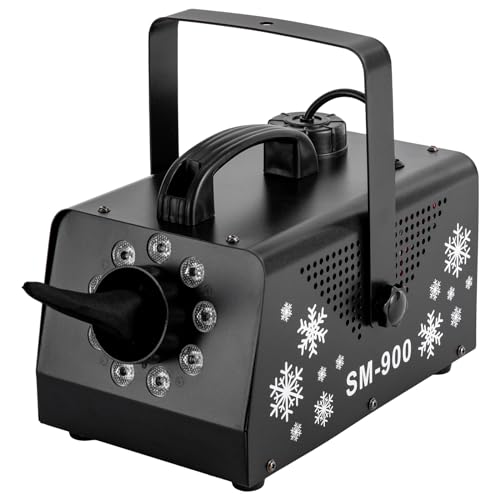 Schneemaschine 900W, Snow Machine tragbare mit 12 LED-Lichtfarben und 2 Fernbedienungen für Weihnachten Live-Konzerte Theater Familienunterhaltung Geburtstage Partys Hochzeiten Schneemaschine 900W, Snow Machine tragbare mit 12 LED-Lichtfarben und 2 Fernbedienungen für Weihnachten Live-Konzerte Theater Familienunterhaltung Geburtstage Partys Hochzeiten von DeeDuud