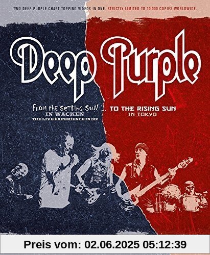 From The Setting Sun... (In Wacken) & ...To the Rising Sun (In Tokyo) [Limitiertes & nummeriertes 2 Blu-ray-Digipak] von Deep Purple