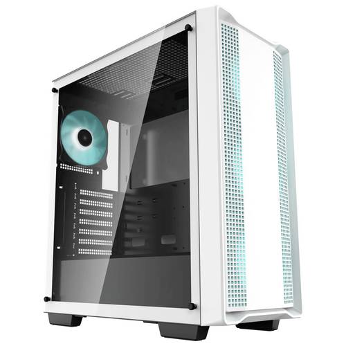 DeepCool CC560 Midi-Tower PC-Gehäuse Weiß 2 vorinstallierte Lüfter von DeepCool