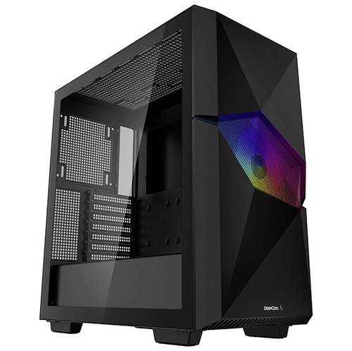 DeepCool CYCLOPS Midi-Tower - schwarz Midi-Tower PC-Gehäuse Schwarz 1 vorinstallierter Lüfter von DeepCool