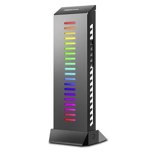 DeepCool DP-GH01-ARGB Grafikkartenhalterung Schwarz, RGB von DeepCool