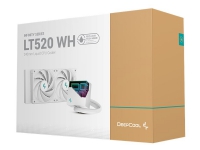 DeepCool LT520 WH, All-in-One-Flüssigkeitskühler, 12 cm, 85,85 cfm, Weiß von DeepCool