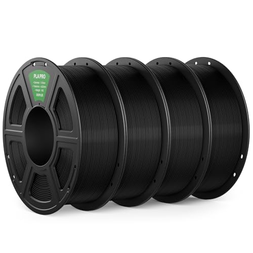 DEEPLEE PLA PRO Filament 1.75mm, Stärkere Zähigkeit 3D Drucker Filament, PLA Filament Maßgenauigkeit ±0.02 mm, Sauber gewickelt, Einfach zu drucken, Passend für die meisten FDM 3D Drucker, Schwarz 4KG DEEPLEE PLA PRO Filament 1.75mm, Stärkere Zähigkeit 3D Drucker Filament, PLA Filament Maßgenauigkeit ±0.02 mm, Sauber gewickelt, Einfach zu drucken, Passend für die meisten FDM 3D Drucker, Schwarz 4KG von Deeplee