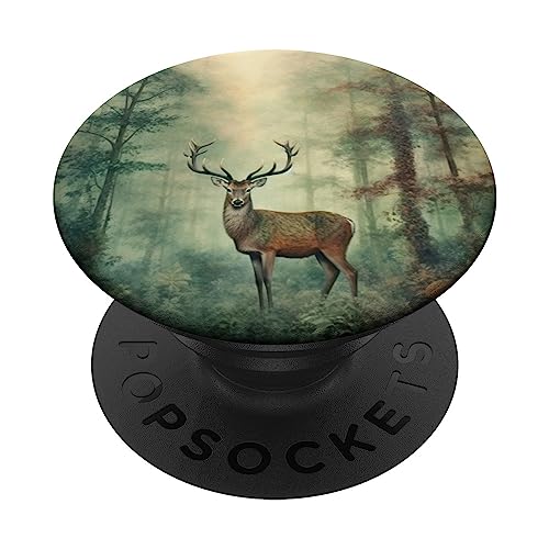 Hirsch-Design, Hirsch PopSockets mit austauschbarem PopGrip von Deer Gifts for Deer Hunters