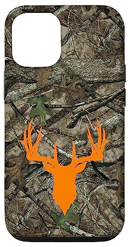 Hülle für iPhone 12/12 Pro Hirsch Jagd Schwarz Braun Orange Baum Camo Camouflage Hülle für iPhone 12/12 Pro Hirsch Jagd Schwarz Braun Orange Baum Camo Camouflage von Deer Hunting Cases