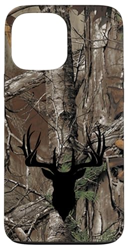 Hülle für iPhone 13 Pro Max Hirsch Jagd Schwarz Braun Baum Camo Camouflage Hülle für iPhone 13 Pro Max Hirsch Jagd Schwarz Braun Baum Camo Camouflage von Deer Hunting Cases