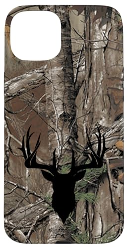 Hülle für iPhone 15 Plus Hirsch Jagd Schwarz Braun Baum Camo Camouflage Hülle für iPhone 15 Plus Hirsch Jagd Schwarz Braun Baum Camo Camouflage von Deer Hunting Cases