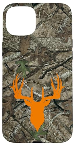 Hülle für iPhone 15 Plus Hirsch Jagd Schwarz Braun Orange Baum Camo Camouflage Hülle für iPhone 15 Plus Hirsch Jagd Schwarz Braun Orange Baum Camo Camouflage von Deer Hunting Cases