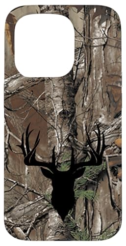 Hülle für iPhone 15 Pro Hirsch Jagd Schwarz Braun Baum Camo Camouflage Hülle für iPhone 15 Pro Hirsch Jagd Schwarz Braun Baum Camo Camouflage von Deer Hunting Cases