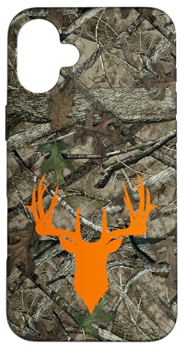 Hülle für iPhone 16 Plus Hirsch Jagd Schwarz Braun Orange Baum Camo Camouflage Hülle für iPhone 16 Plus Hirsch Jagd Schwarz Braun Orange Baum Camo Camouflage von Deer Hunting Cases