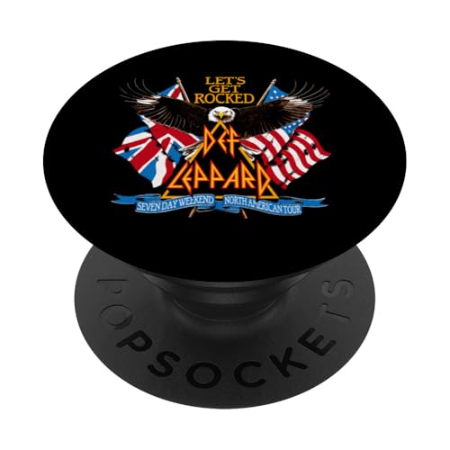Offizielles Def Leppard Let's Get Rocked PopSockets Klebender PopGrip von Def Leppard