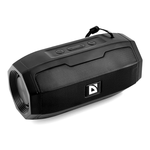 Defender Bluetooth Lautsprecher G36, Tragbarer Musikbox mit True Wireless Stereo, Bluetooth Box mit Freisprechfunktion, MP3-Player, FM-Radio, für Zuhause und Draußen Schwarz von Defender Global