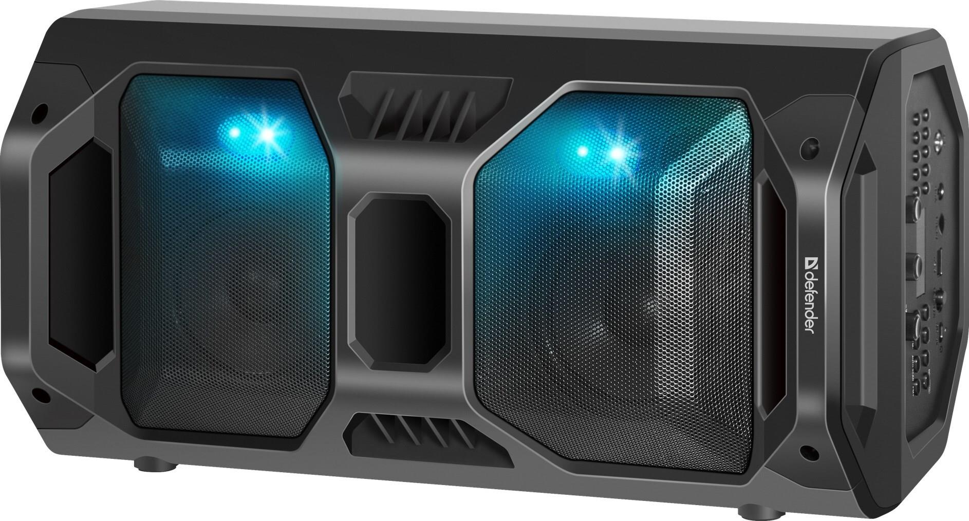 Defender Rage Tragbarer Stereo-Lautsprecher Schwarz 50 W (65109) von Defender
