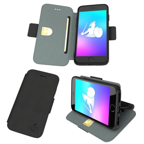 DefenderShield EMF Protection & 5G Anti Radiation iPhone 13 SlimFlip Case - RFID Blocking EMF Shield Slim Wallet Case Black DefenderShield EMF Protection & 5G Anti Radiation iPhone 13 SlimFlip Case - RFID Blocking EMF Shield Slim Wallet Case Black von DefenderShield