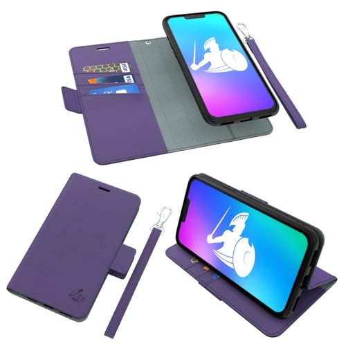 DefenderShield EMF-Schutz & 5G Anti-Strahlung iPhone 13 Pro Hülle – RFID-blockierender EMF-Schild, abnehmbare Brieftaschen-Hülle, Violett DefenderShield EMF-Schutz & 5G Anti-Strahlung iPhone 13 Pro Hülle – RFID-blockierender EMF-Schild, abnehmbare Brieftaschen-Hülle, Violett von DefenderShield