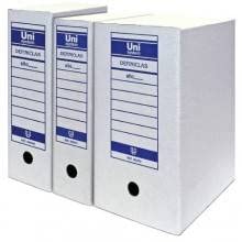 Definiclas Unipapel Unisystem-Archivbox, Weiß, DIN A4 von Definiclas