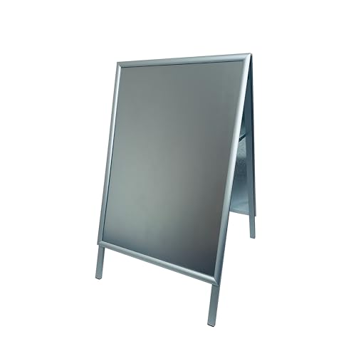Deflecto A1 Aluminium Pflaster Display Board mit Snap Rahmen – Silber von Deflecto