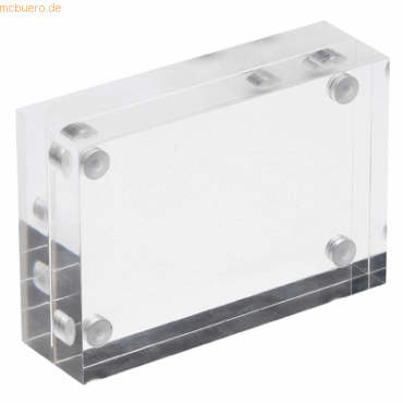 Deflecto Acrylblock magnetisch 9,5x6,5x3cm transparent (für Visitenkar Deflecto Acrylblock magnetisch 9,5x6,5x3cm transparent (für Visitenkar von Deflecto