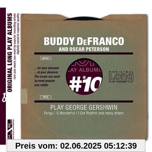 Play George Gershwin-Digipack Play George Gershwin-Digipack von Defranco, Buddy & Peterson, Oscar