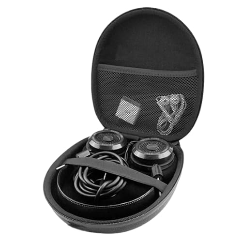 Kopfhörer Tasche für on Ear/Over Ear Headset, Ohrhörer Schutzhüllen Case, 21 x 18.5 x 5.5cm, Kompakter Case Schutz für Over Ear Headphones & Zubehör - Universal Transport Box - Schutzhülle in Schwarz Kopfhörer Tasche für on Ear/Over Ear Headset, Ohrhörer Schutzhüllen Case, 21 x 18.5 x 5.5cm, Kompakter Case Schutz für Over Ear Headphones & Zubehör - Universal Transport Box - Schutzhülle in Schwarz von Defresit