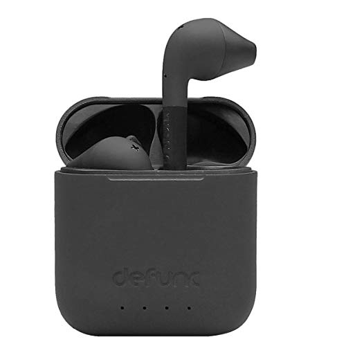 DEFUNC Wireless Earbuds True Go Slim IPX4 Wasserdicht In-Ear 5.0 Bluetooth Stereo-Ohrhörer mit integriertem Mikrofon, langer Akkulaufzeit & Ladebox (Schwarz) von Defunc