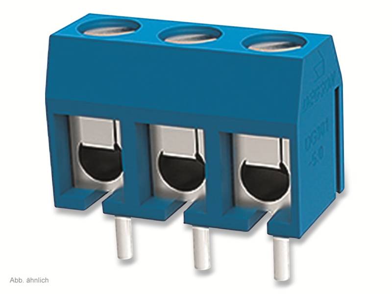 DEGSON Klemmleiste, DG301-5.0-03P-12-00AH, vertikal 3 polig blau von Degson