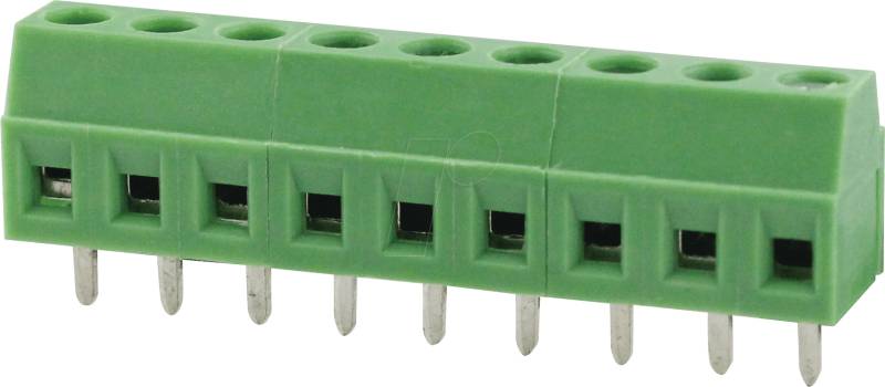 DG381 3,81-3 - Leiterplattenklemme, 3 polig, RM 3,81 mm von Degson