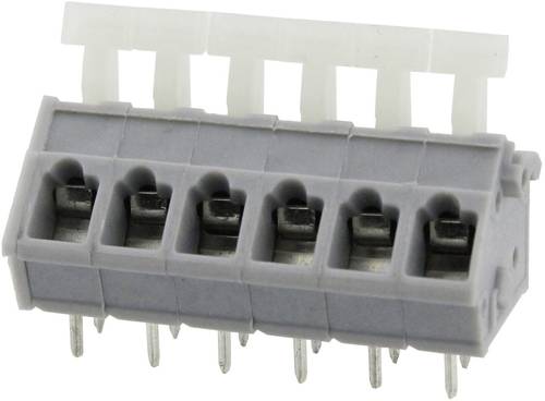 Degson DG243-5.0-05P-11-00AH-50 Federkraftklemmblock 3.31mm² Polzahl (num) 5 Grau 50St. von Degson