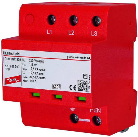 DEHN Anschlussfertiger DSH TNC 255 Basis-Kombi-Ableiter für TN-C-Systeme DEHN Anschlussfertiger DSH TNC 255 Basis-Kombi-Ableiter für TN-C-Systeme von Dehn SE