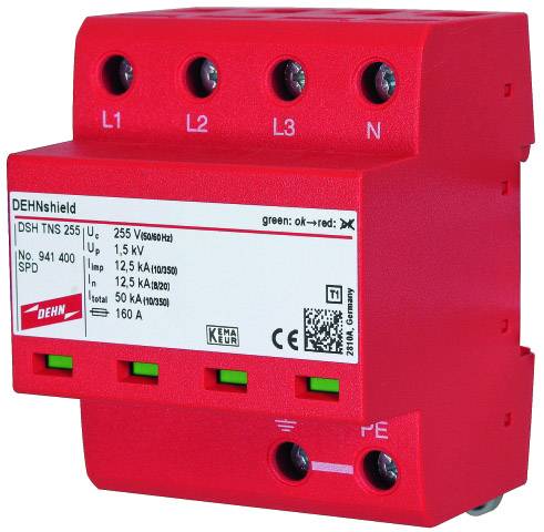 DEHN Anschlussfertiger DSH TNS 255 Kombi-Ableiter für TN-S-Systeme DEHN Anschlussfertiger DSH TNS 255 Kombi-Ableiter für TN-S-Systeme von Dehn SE
