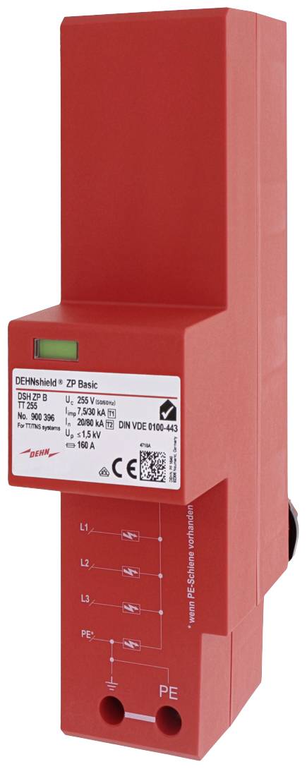DEHN Kombiableiter Typ 1+2 DSHZPBTT255 DEHNshield Basic 900396 DEHN Kombiableiter Typ 1+2 DSHZPBTT255 DEHNshield Basic 900396 von Dehn SE