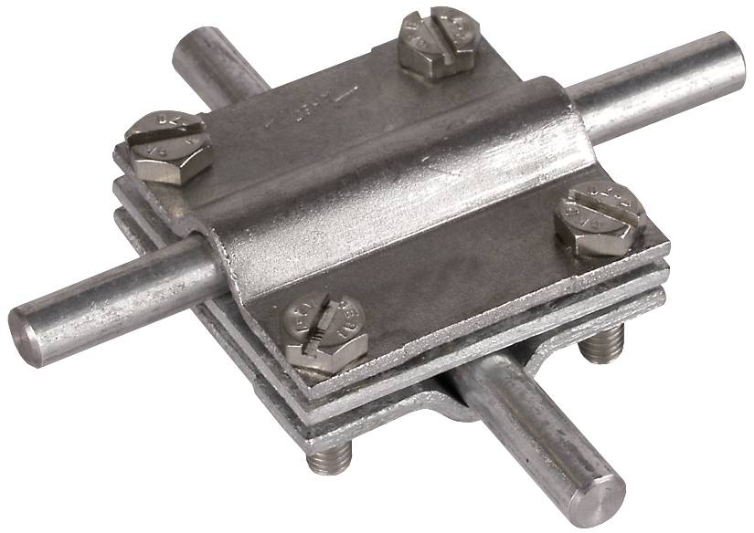 DEHN Kreuz-Verbinder 314310 8-10mm Fl.30mm mit Zwischenplatte DEHN Kreuz-Verbinder 314310 8-10mm Fl.30mm mit Zwischenplatte von Dehn SE